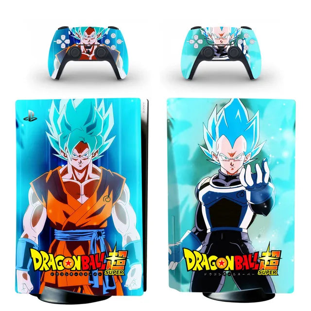 Stickers PS5 Dragon Ball Super Saiyan Blue