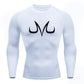 T-Shirt Compression Long Majin Blanc