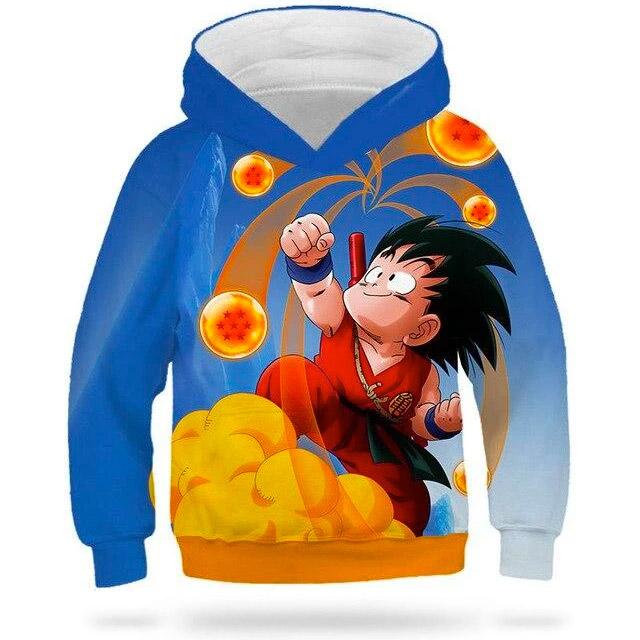 Sweat DBZ Enfant - Goku Nuage Magique