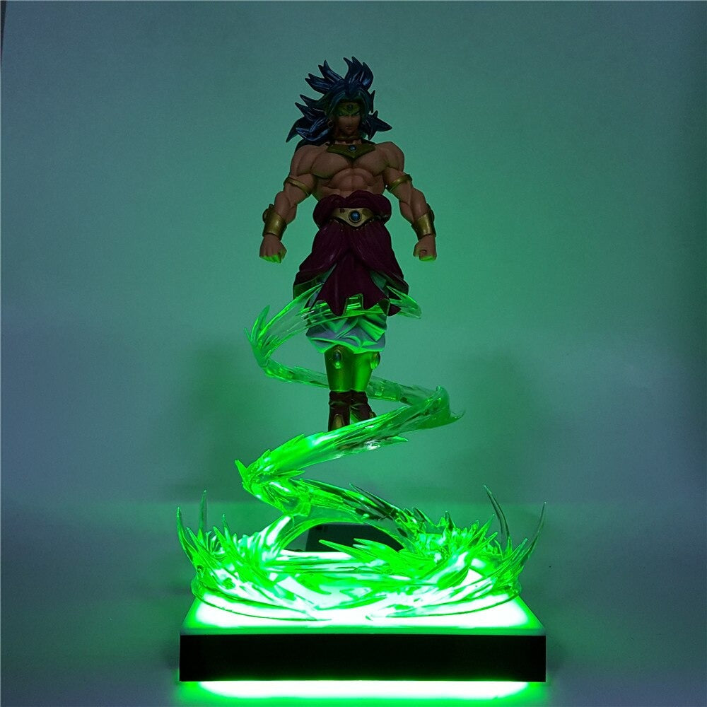 Figurine LED Dragon Ball Z Broly Guerrier Légendaire