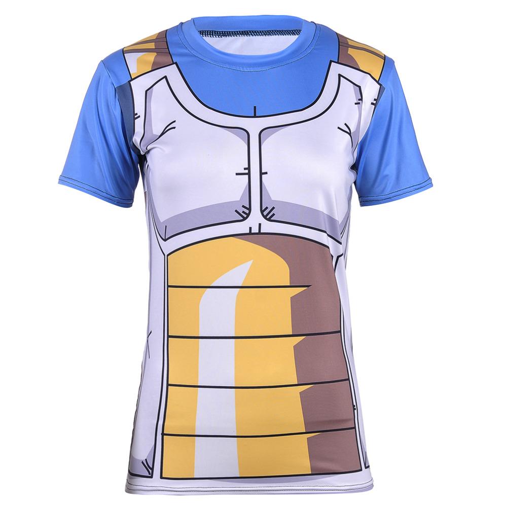 T-Shirt Compression Femme Vegeta